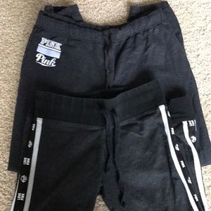 Pink jeggins & yoga pants